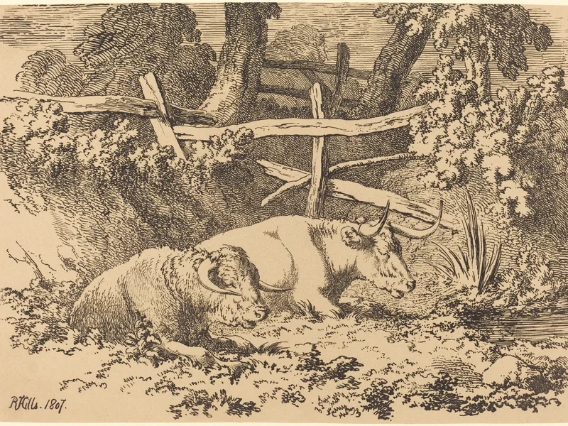 1769-Robert Hills - Cattle Resting
